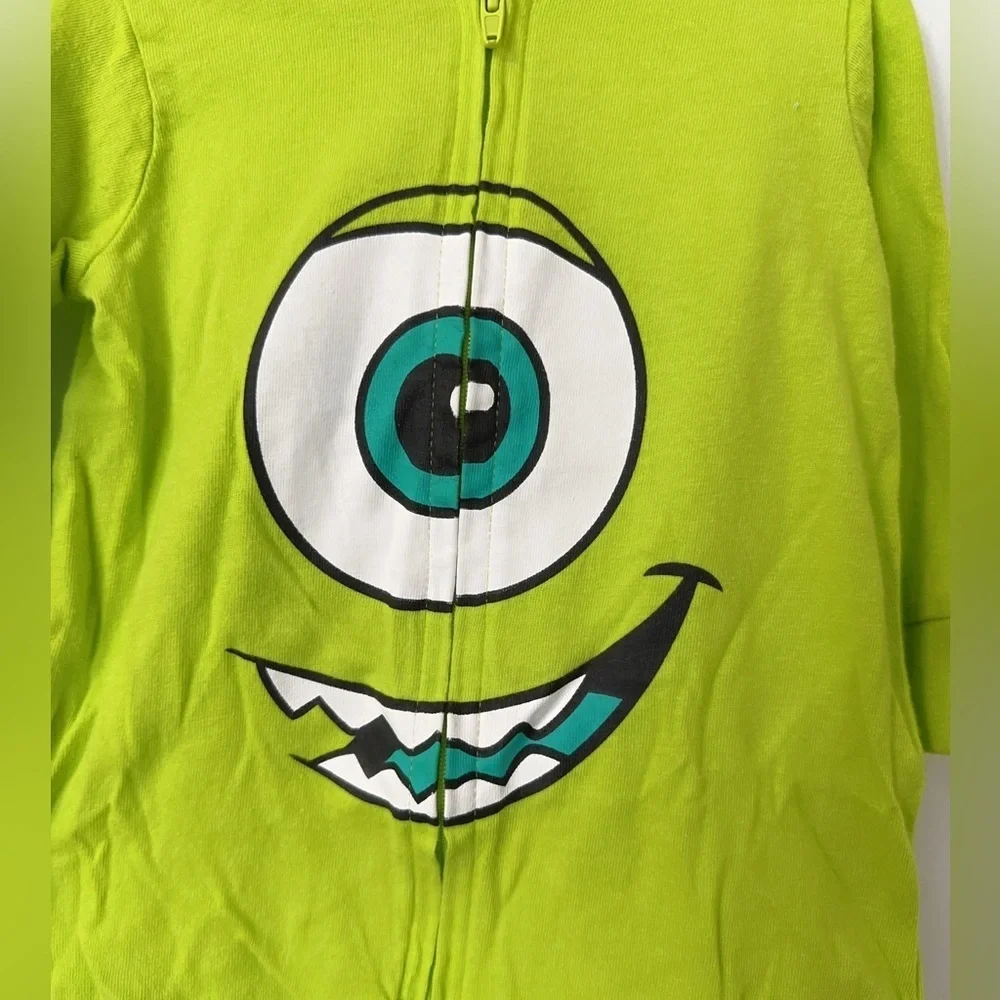 Disney Monsters Inc Mike Wazowski Kids One Piece Costume